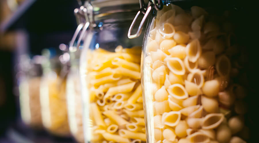 pasta in jar