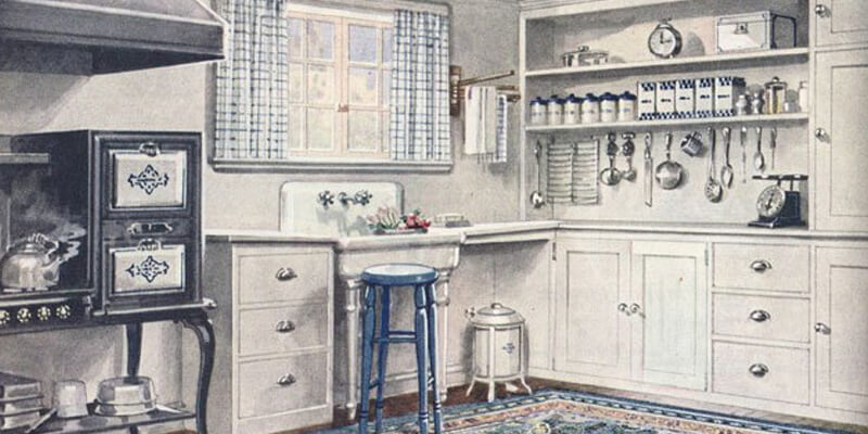 1920s kitchen