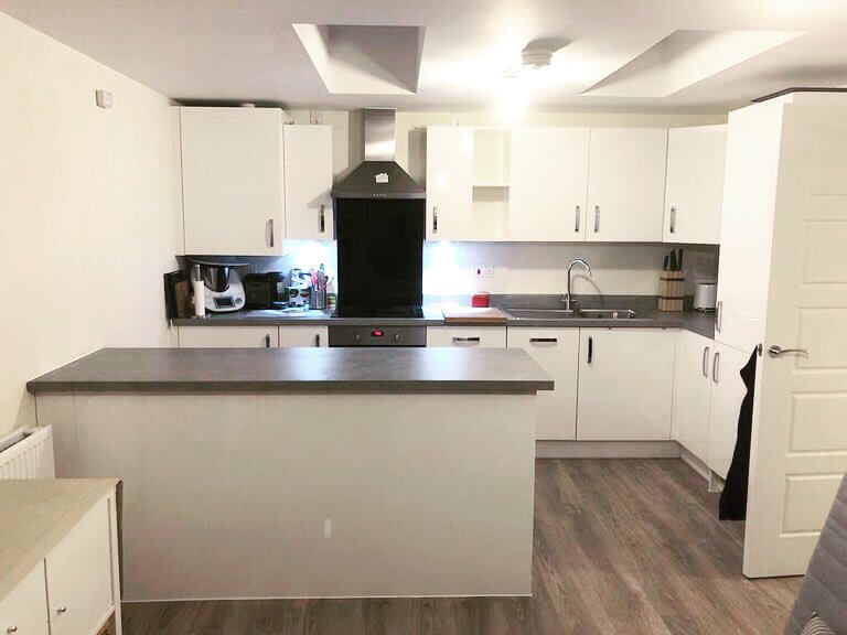 kitchen after installation